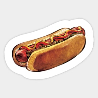 Just Hot Dog Sticker